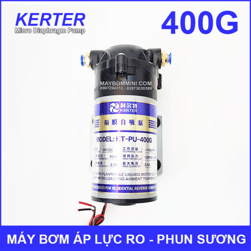 May Bom Ap Luc 24V Phun Suong RO 400G