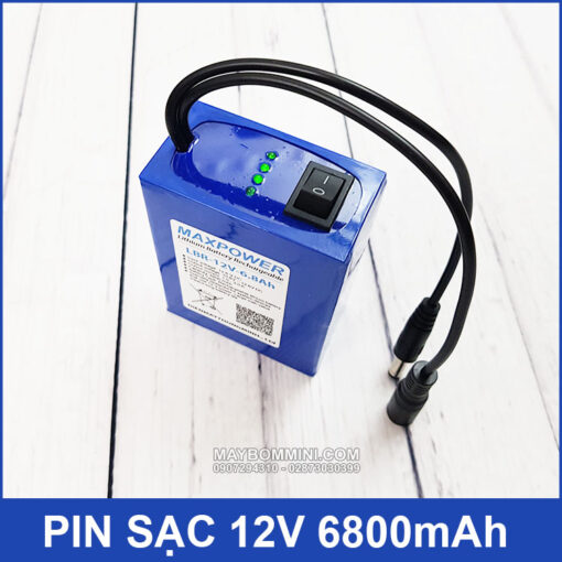 Pin 12v 6800mah Chat Luong Cao