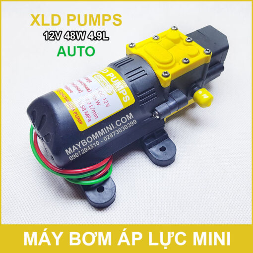 Bom Rua Xe Mini 48w Binh Ac Quy