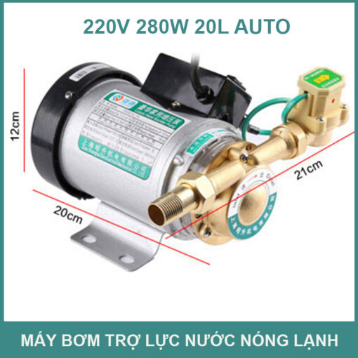 May Bom Nuoc 220v 280w 25l Tro Luc Tang Ap