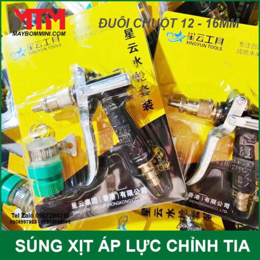 Phan Phoi Sung Xit Ap Luc Chinh Tia Kim Loai 12 16mm Duoi Chuot