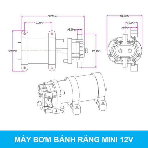 Thong So May Bom Banh Rang 550