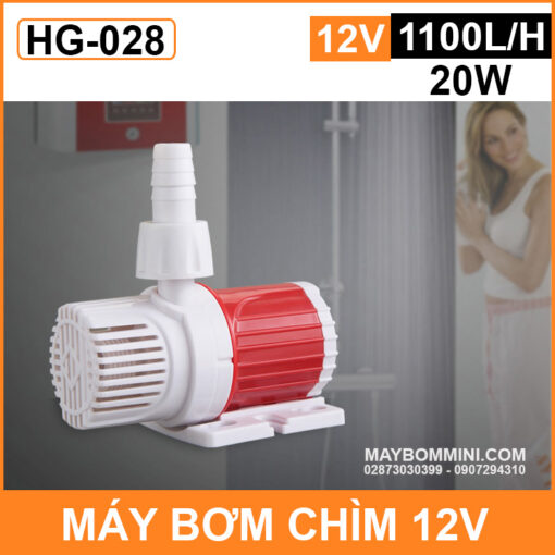 May Bom Nuoc Mni Tha Chim 12v HG 028 Gia Re