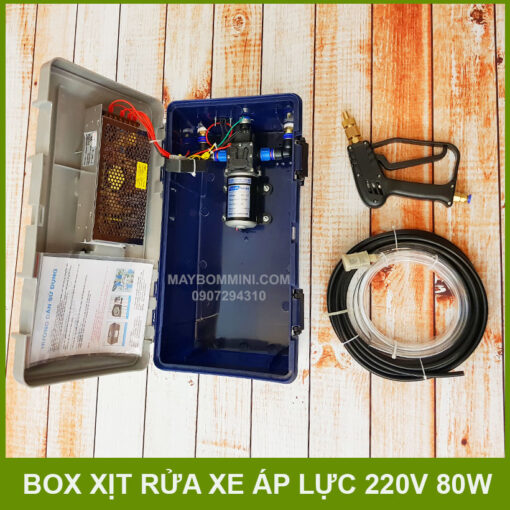 May Rua Xe Mini 220v 80w