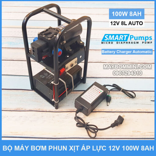 Bo Xit Rua Ap Luc 12v 100w 8Ah