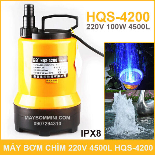 May Bom Chim Thac Nuoc 220V 4500L HQS 4200