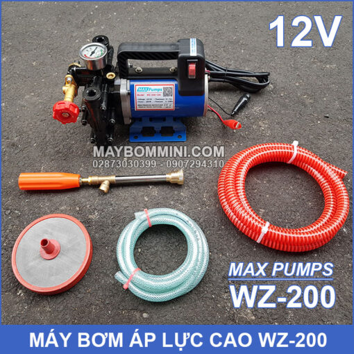 Tron Bo May Bom Ap Luc 12v 200W Maxpumps