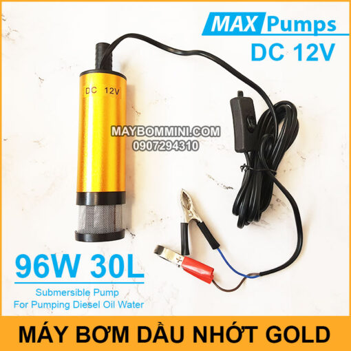 May Bom Dau Nhot 12V 30L DO GOLD