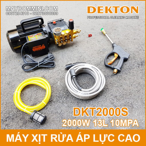 May Rua Xe Ap Luc Cao 220V 2000W 13L 10mpa Dekton