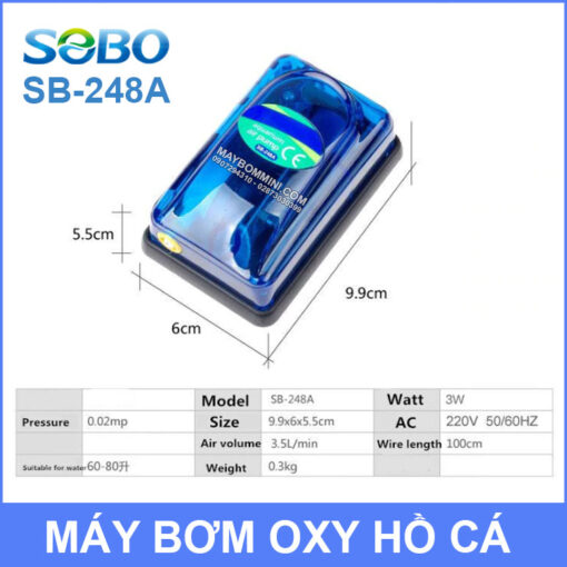 Kich Thuoc Bom Oxy Ho Ca Sobo SB 248A