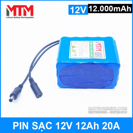 Pin Lithium Ion 12v 12ah Gia Re