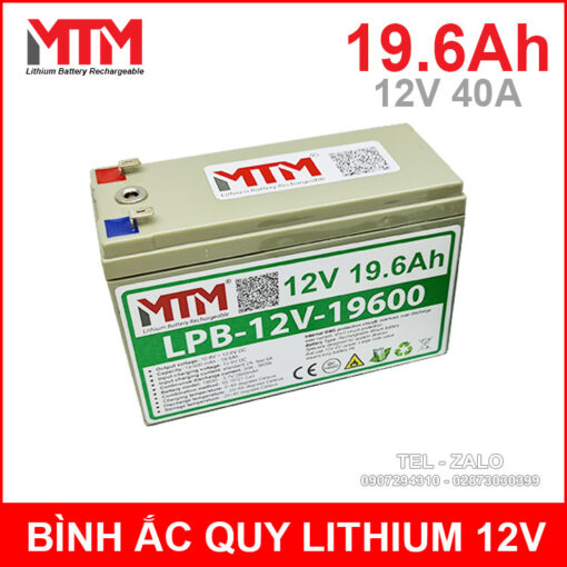 Binh Ac Quy Pin 12v 19600mah Gia Tot