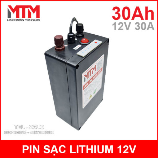 Pin Sac Du Phong 12v 30ah Gia Re Chinh Hang