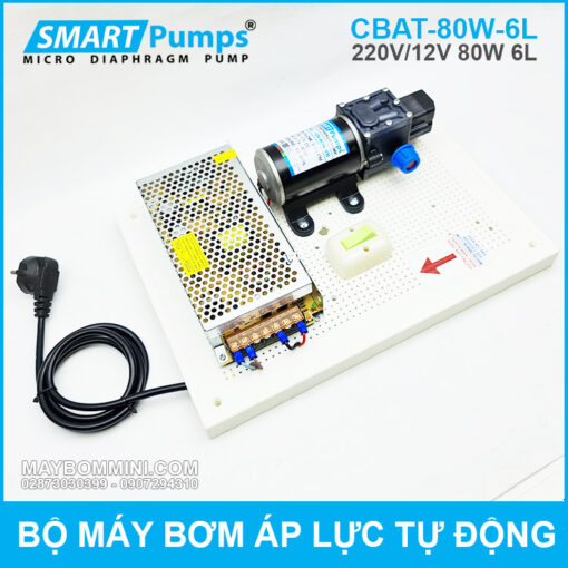 Bo May Bom Ap Luc Tu Dong 12v 80w 6ll Smartpumps