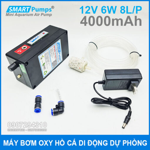 May Bom Oxy Du Phong 8L 6W 12V 4Ah Gia Re