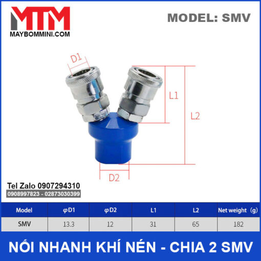 Pneumatic Fitting Compressor Fittings Smv