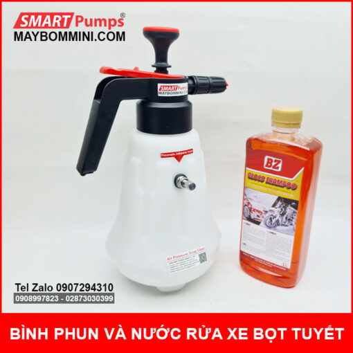 Binh Phun Va Nuoc Rua Xe Bot Tuyet BZ