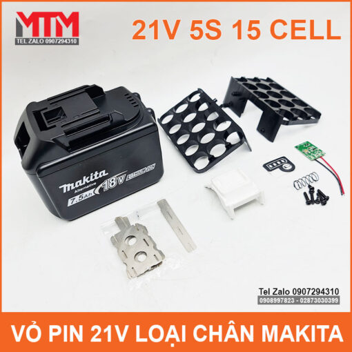 Bo Vo Pin May Khoan Makita 15 Cell