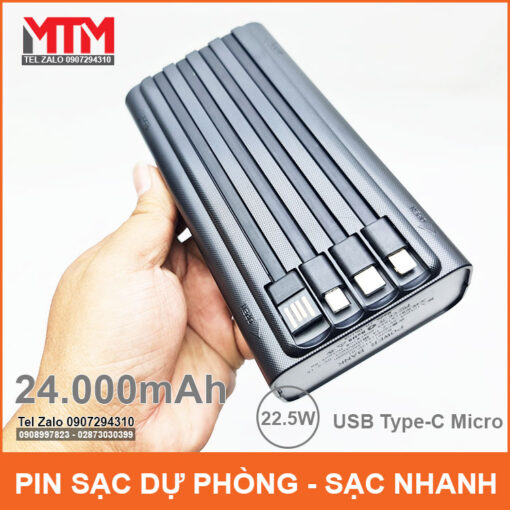 Sac Du Phong 24000mah Khong Day