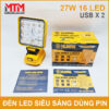 Den Led Sieu Sang 21V 27W Pin M21 Hukan HK LB4in27