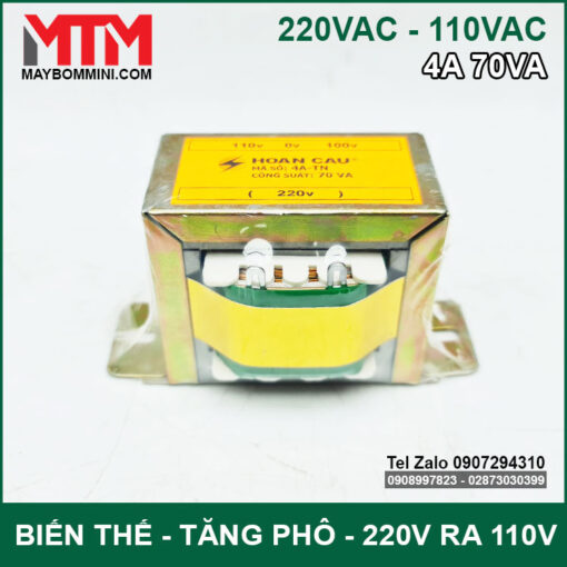 Bo Doi Nguon 220v Ra 110v 4A