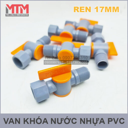 Khoa Nuoc Nhua Pvc Ren Trong Ngoai 17mm