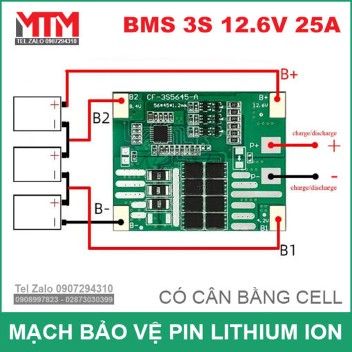 So Do Ghep Pin Vao Mach Bao Ve 3S 25A