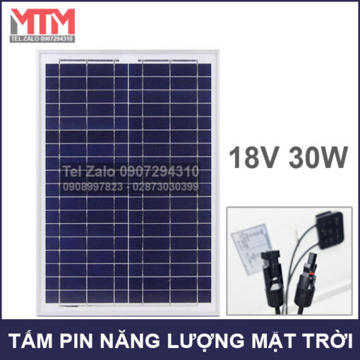 Tam Pin Nang Luong Mat Troi 18V 30W