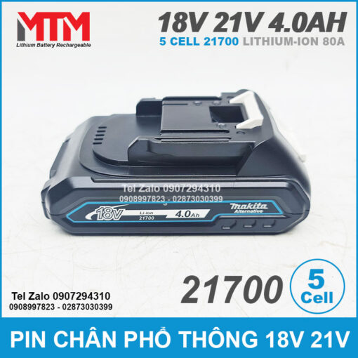 Ban Pin Makita Chinh Hang 5 Cell 4ah 80A