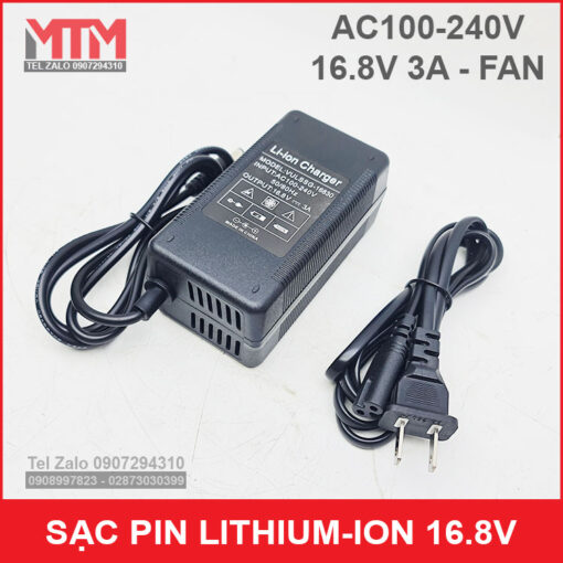 Li Ion Charger 16V 3A 4S Fan