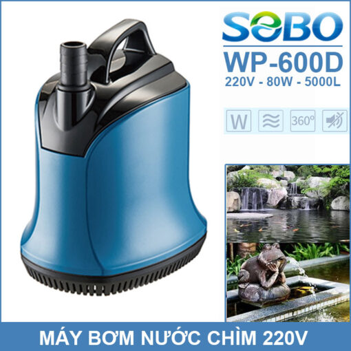 May Bom Nuoc Chim SOBO 220V 80W 5000L 600D