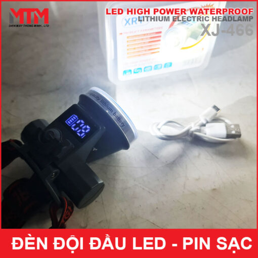 Gia Den LED Doi Dau Pin Sac Bang Dien Thoai