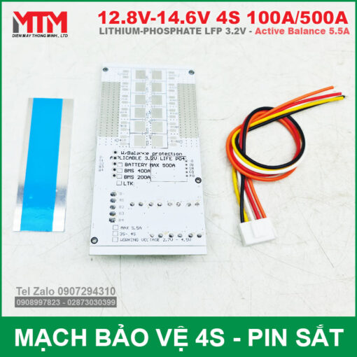 Mach Pin Sat 4S 500A Can Bang Chu Dong Active Balance